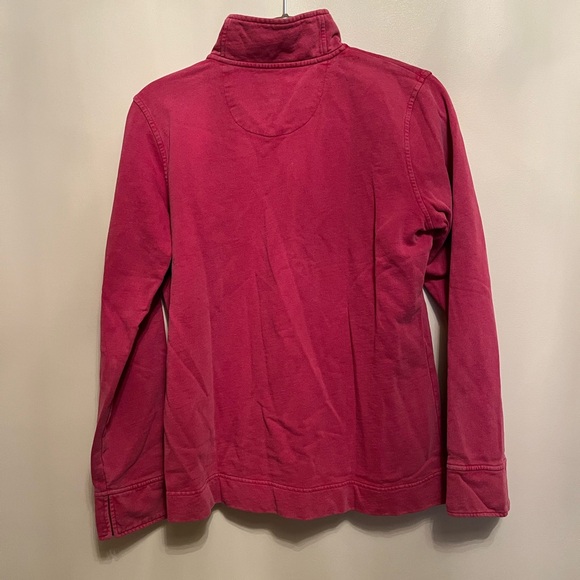 Red Quarter-Zip Pullover - Picture 4 of 4
